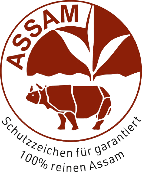 Schutzzeichen 100% reiner Assamtee